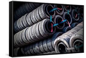 Old Tires-amok-Framed Stretched Canvas