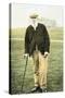 Old Tom Morris, Scottish golfer, postcard, 1900-Unknown-Stretched Canvas