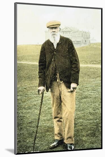 Old Tom Morris, Scottish golfer, postcard, 1900-Unknown-Mounted Photographic Print
