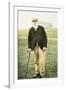 Old Tom Morris, Scottish golfer, postcard, 1900-Unknown-Framed Photographic Print