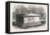 Old Tombs in Bunhill Fields Cemetery: Dr. Isaac Watts's Tomb, 1869-null-Framed Stretched Canvas
