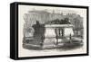 Old Tombs in Bunhill Fields Cemetery: John Bunyan's Tomb, 1869-null-Framed Stretched Canvas