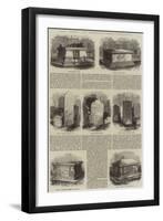 Old Tombs in Bunhill-Fields Cemetery-null-Framed Giclee Print