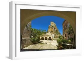 Old Tower and Buildings at the Tonnara Di Scopello-Rob Francis-Framed Photographic Print