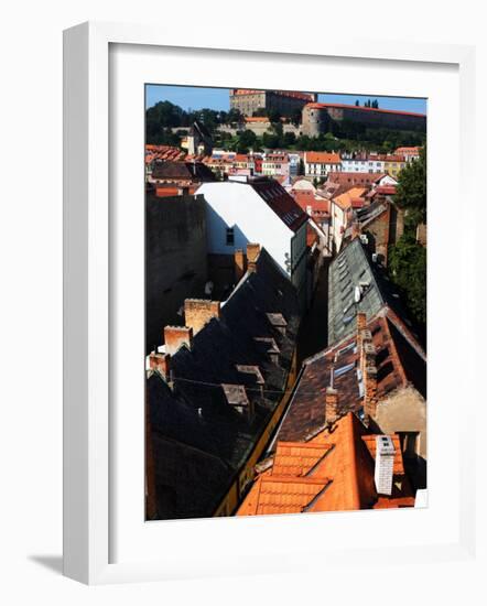 Old Town and Bratislava Castle From St. Michael's Tower, Bratislava, Slovakia-Glenn Beanland-Framed Photographic Print