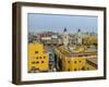 Old Town and Cathedral, elevated view, Lima, Peru, South America-Karol Kozlowski-Framed Photographic Print