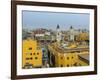 Old Town and Cathedral, elevated view, Lima, Peru, South America-Karol Kozlowski-Framed Photographic Print