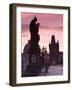 Old Town and Charles Bridge at Dawn, Prague, Czech Republic-Doug Pearson-Framed Photographic Print