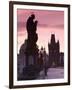 Old Town and Charles Bridge at Dawn, Prague, Czech Republic-Doug Pearson-Framed Photographic Print