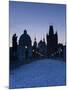 Old Town and Charles Bridge at Dawn, Prague, Czech Republic-Doug Pearson-Mounted Photographic Print