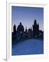 Old Town and Charles Bridge at Dawn, Prague, Czech Republic-Doug Pearson-Framed Photographic Print