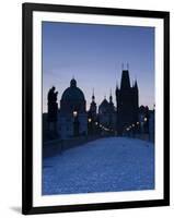 Old Town and Charles Bridge at Dawn, Prague, Czech Republic-Doug Pearson-Framed Photographic Print