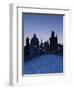 Old Town and Charles Bridge at Dawn, Prague, Czech Republic-Doug Pearson-Framed Photographic Print