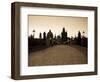 Old Town and Charles Bridge at Dawn, Prague, Czech Republic-Doug Pearson-Framed Photographic Print