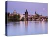 Old Town and Charles Bridge, Prague, Czech Republic-Doug Pearson-Stretched Canvas