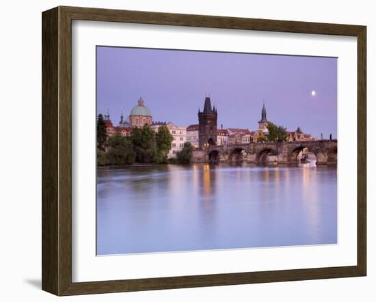 Old Town and Charles Bridge, Prague, Czech Republic-Doug Pearson-Framed Photographic Print