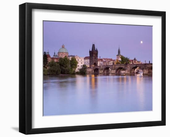 Old Town and Charles Bridge, Prague, Czech Republic-Doug Pearson-Framed Photographic Print