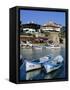 Old Town and Fishing Harbour, Nesebur (Nessebar), Black Sea Coast, Bulgaria, Europe-Stuart Black-Framed Stretched Canvas