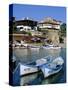 Old Town and Fishing Harbour, Nesebur (Nessebar), Black Sea Coast, Bulgaria, Europe-Stuart Black-Stretched Canvas