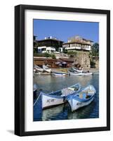 Old Town and Fishing Harbour, Nesebur (Nessebar), Black Sea Coast, Bulgaria, Europe-Stuart Black-Framed Photographic Print