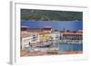 Old Town and Harbour, Portoferraio, Island of Elba, Livorno Province, Tuscany, Italy-Markus Lange-Framed Photographic Print