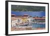 Old Town and Harbour, Portoferraio, Island of Elba, Livorno Province, Tuscany, Italy-Markus Lange-Framed Photographic Print