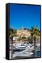 Old Town and Marina, Menton, Cote D'Azur, French Riviera, Provence, France, Mediterranean, Europe-Peter Groenendijk-Framed Stretched Canvas