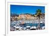 Old Town and Marina, Menton, Cote D'Azur, French Riviera, Provence, France, Mediterranean, Europe-Peter Groenendijk-Framed Photographic Print