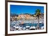 Old Town and Marina, Menton, Cote D'Azur, French Riviera, Provence, France, Mediterranean, Europe-Peter Groenendijk-Framed Photographic Print