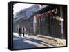 Old Town and Narrow Streets and Old Wooden Buildings, Lijiang, Yunnan Province, China-Steve Vidler-Framed Stretched Canvas