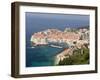 Old Town and Old Port, Seen from the Hills to the Southeast, Dubrovnik, Croatia-Waltham Tony-Framed Photographic Print