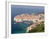Old Town and Old Port, Seen from the Hills to the Southeast, Dubrovnik, Croatia-Waltham Tony-Framed Photographic Print