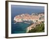 Old Town and Old Port, Seen from the Hills to the Southeast, Dubrovnik, Croatia-Waltham Tony-Framed Photographic Print