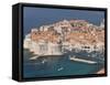 Old Town and Old Port, Seen from the Hills to the Southeast, Dubrovnik, Croatia-Waltham Tony-Framed Stretched Canvas