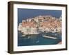 Old Town and Old Port, Seen from the Hills to the Southeast, Dubrovnik, Croatia-Waltham Tony-Framed Photographic Print