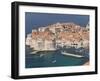 Old Town and Old Port, Seen from the Hills to the Southeast, Dubrovnik, Croatia-Waltham Tony-Framed Photographic Print