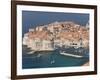 Old Town and Old Port, Seen from the Hills to the Southeast, Dubrovnik, Croatia-Waltham Tony-Framed Photographic Print