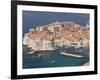 Old Town and Old Port, Seen from the Hills to the Southeast, Dubrovnik, Croatia-Waltham Tony-Framed Photographic Print