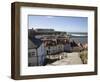 Old Town and River Esk Harbour from Steps on East Cliff, Whitby, North Yorkshire-Pearl Bucknall-Framed Photographic Print