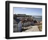 Old Town and River Esk Harbour from Steps on East Cliff, Whitby, North Yorkshire-Pearl Bucknall-Framed Photographic Print