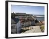 Old Town and River Esk Harbour from Steps on East Cliff, Whitby, North Yorkshire-Pearl Bucknall-Framed Photographic Print