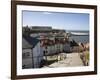 Old Town and River Esk Harbour from Steps on East Cliff, Whitby, North Yorkshire-Pearl Bucknall-Framed Photographic Print