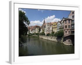 Old Town and River Neckar, Tubingen, Baden-Wurttemberg, Germany-Hans Peter Merten-Framed Photographic Print