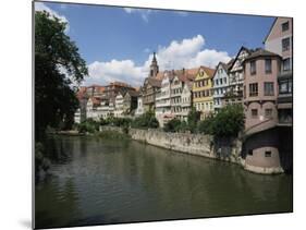 Old Town and River Neckar, Tubingen, Baden-Wurttemberg, Germany-Hans Peter Merten-Mounted Photographic Print