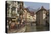 Old Town and River Thiou, Annecy, Haute Savoie, France, Europe-Rolf Richardson-Stretched Canvas