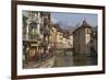 Old Town and River Thiou, Annecy, Haute Savoie, France, Europe-Rolf Richardson-Framed Photographic Print