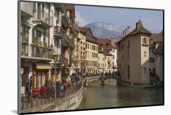 Old Town and River Thiou, Annecy, Haute Savoie, France, Europe-Rolf Richardson-Mounted Photographic Print