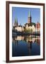 Old Town and River Trave at Lubeck, Schleswig-Holstein, Germany-Peter Adams-Framed Photographic Print