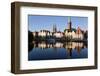 Old Town and River Trave at Lubeck, Schleswig-Holstein, Germany-Peter Adams-Framed Photographic Print