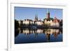 Old Town and River Trave at Lubeck, Schleswig-Holstein, Germany-Peter Adams-Framed Photographic Print